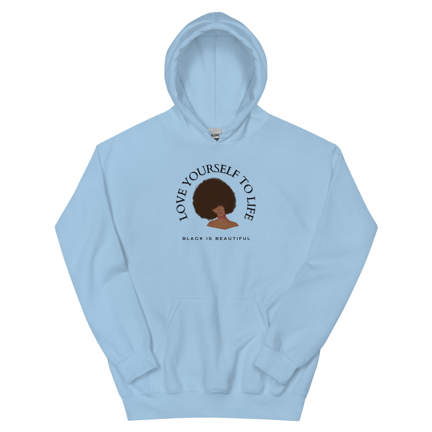 "Love Yourself to Life" (Black) Unisex Hoodie (3 Color Options)