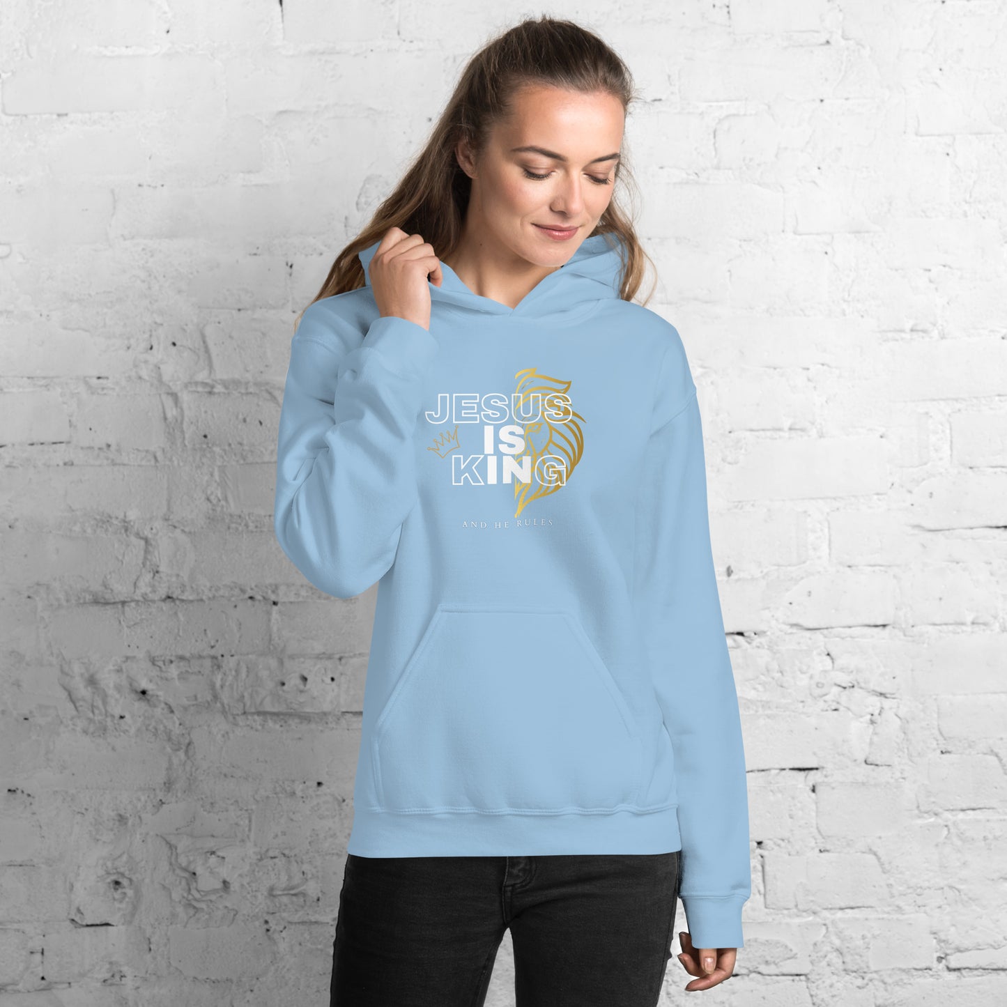 "Jesus is King" Unisex Hoodie (4 Color Options)