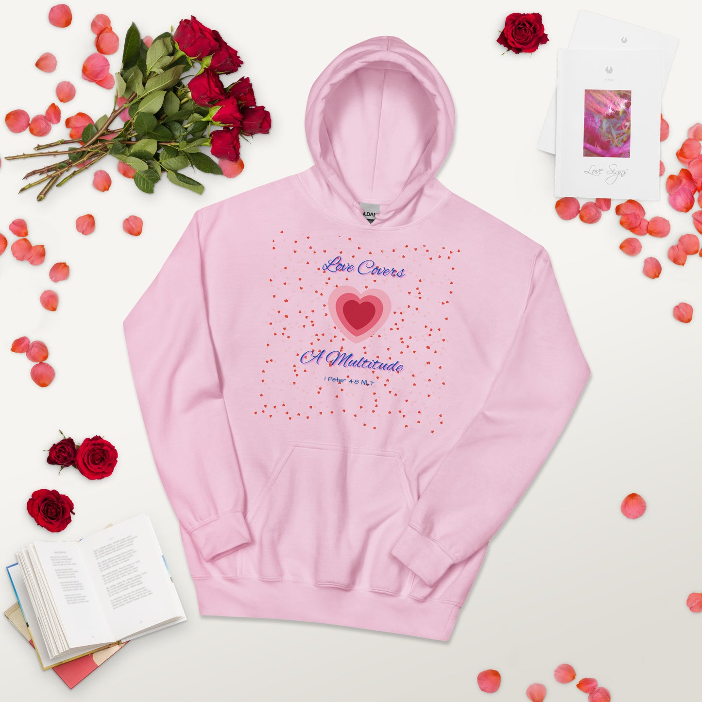 "Love Covers" Unisex Hoodie (3 Color Options)