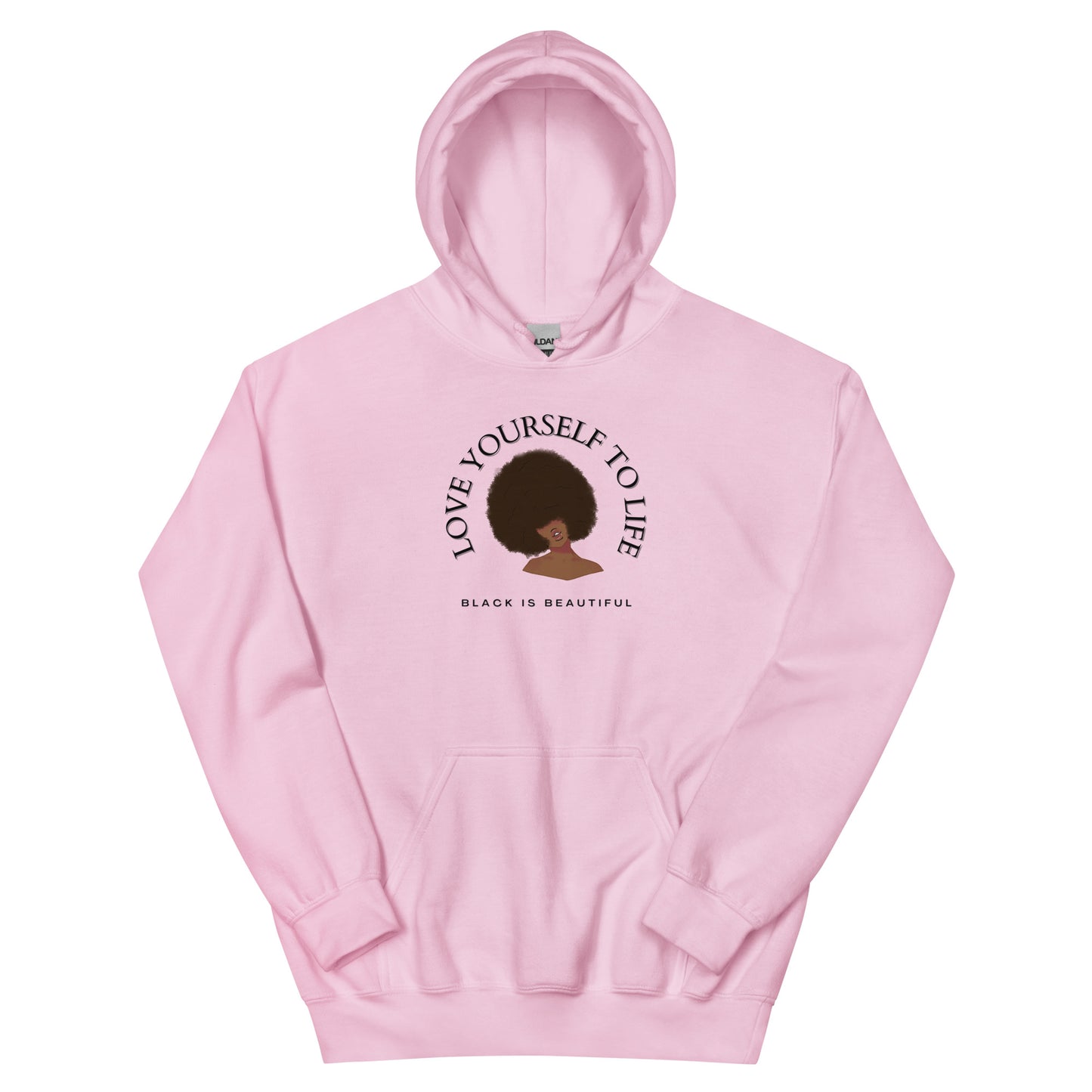 "Love Yourself to Life" (Black) Unisex Hoodie (3 Color Options)