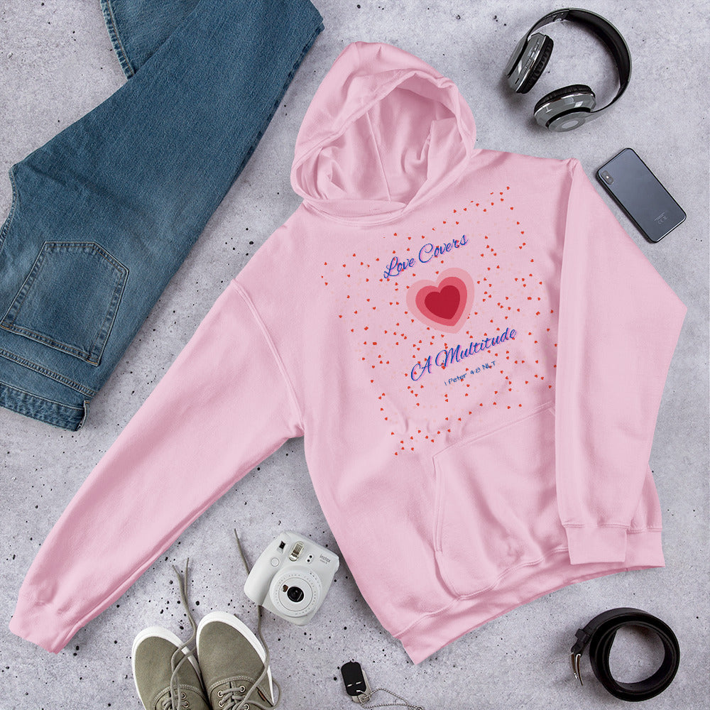 "Love Covers" Unisex Hoodie (3 Color Options)