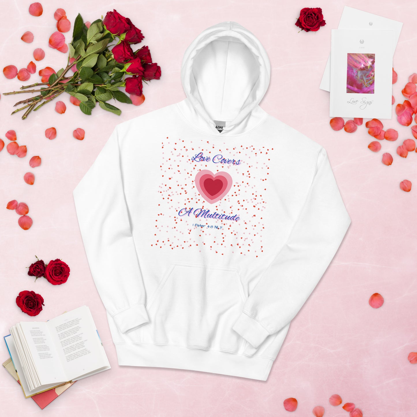 "Love Covers" Unisex Hoodie (3 Color Options)