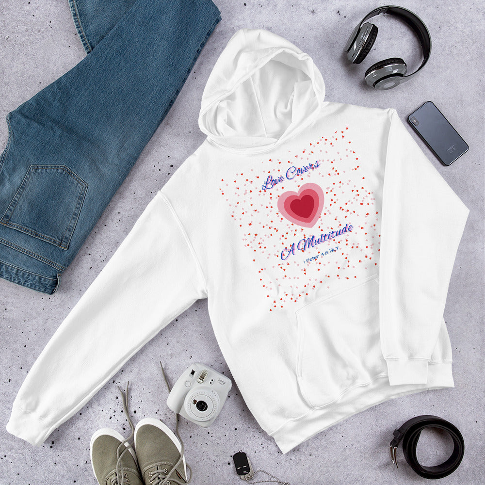 "Love Covers" Unisex Hoodie (3 Color Options)