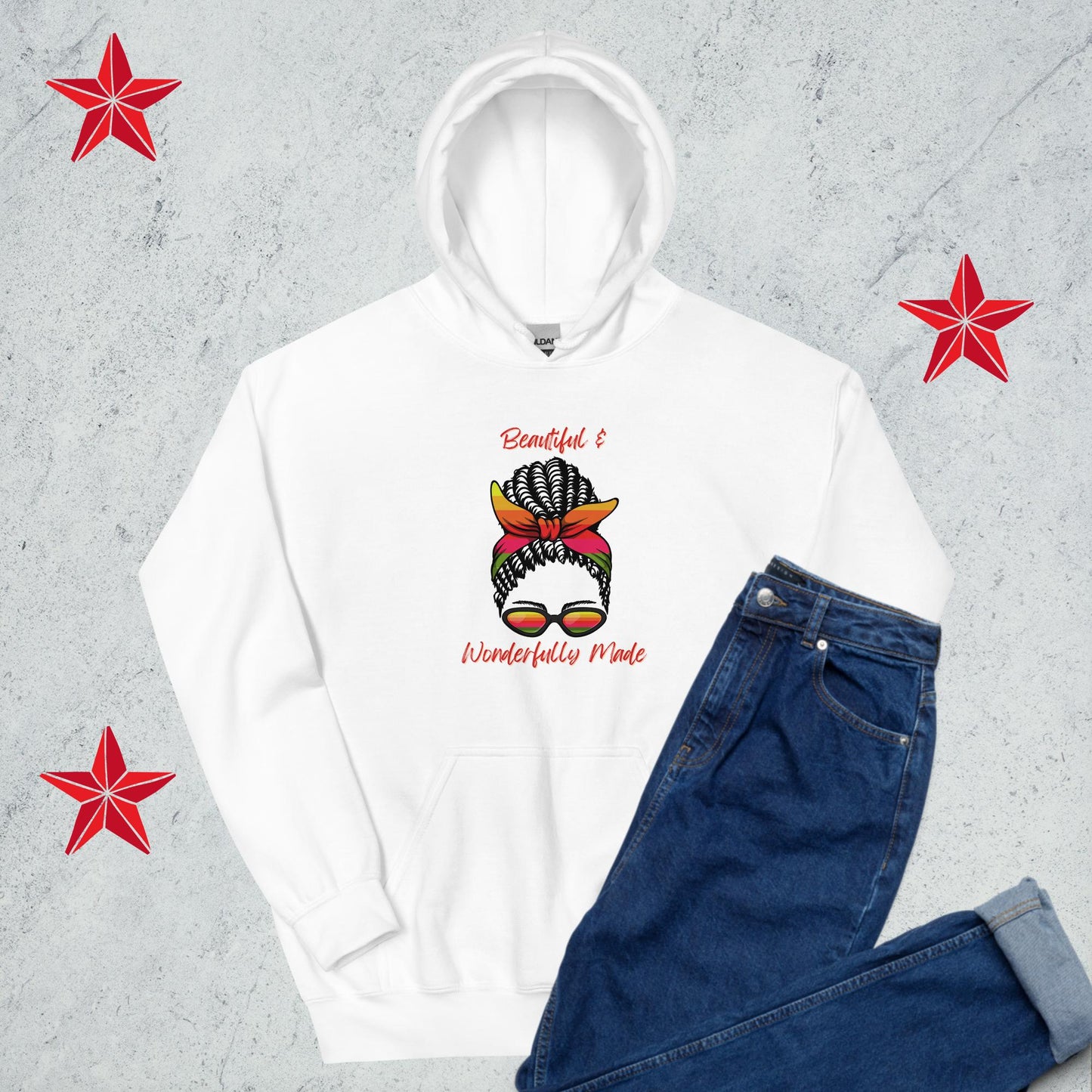 "Beautiful & Wonderfully Made" Hoodie (2 Color Options)