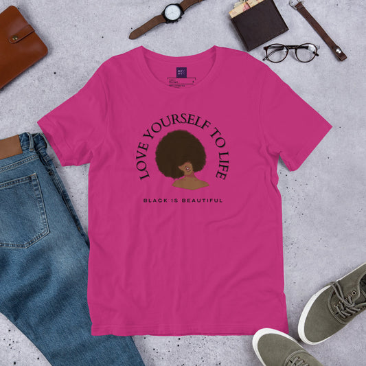 "Love Yourself to Life" Unisex T-shirt (5 Color Options)