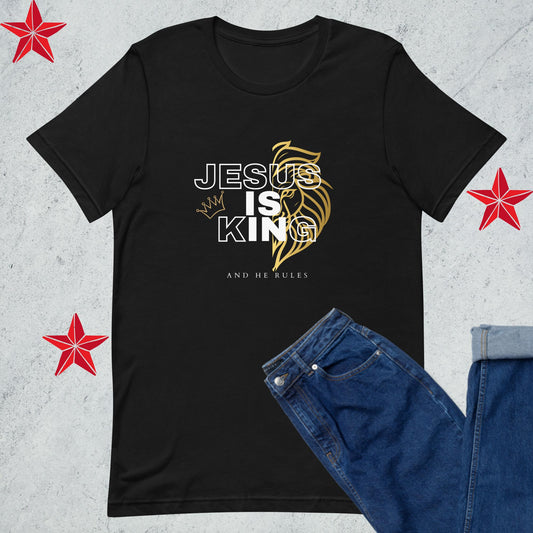 "Jesus is King" Unisex T-Shirt (3 Color Options)