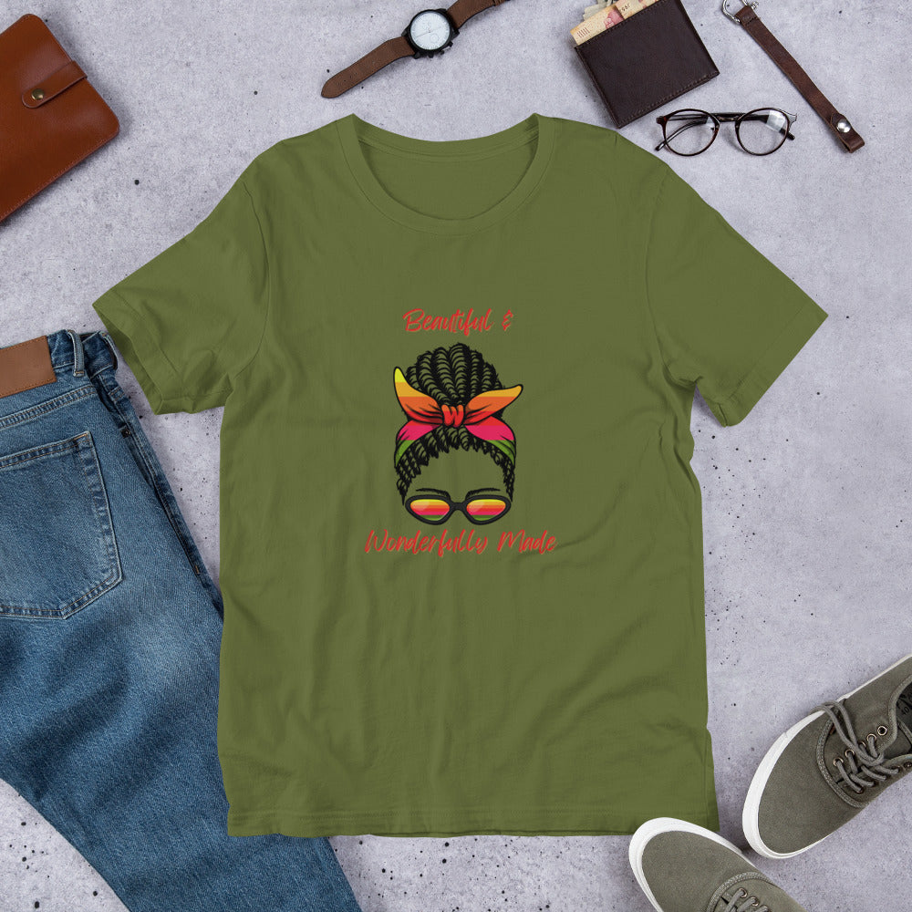 "Beautiful & Wonderfully Made" T-shirt (3 Color Options)