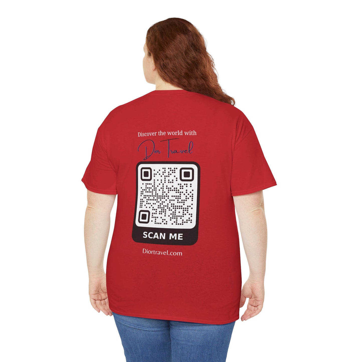 Dior Travel - "QR Code" Heavy Cotton Tee