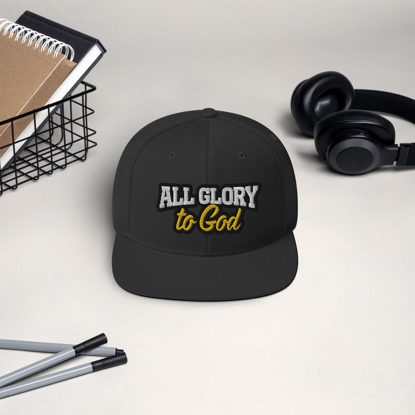 "All Glory to God" Snapback Hat (3 Color Options)