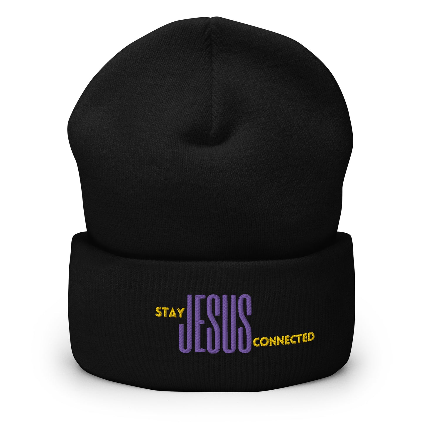 "Stay Connected" Cuffed Beanie
