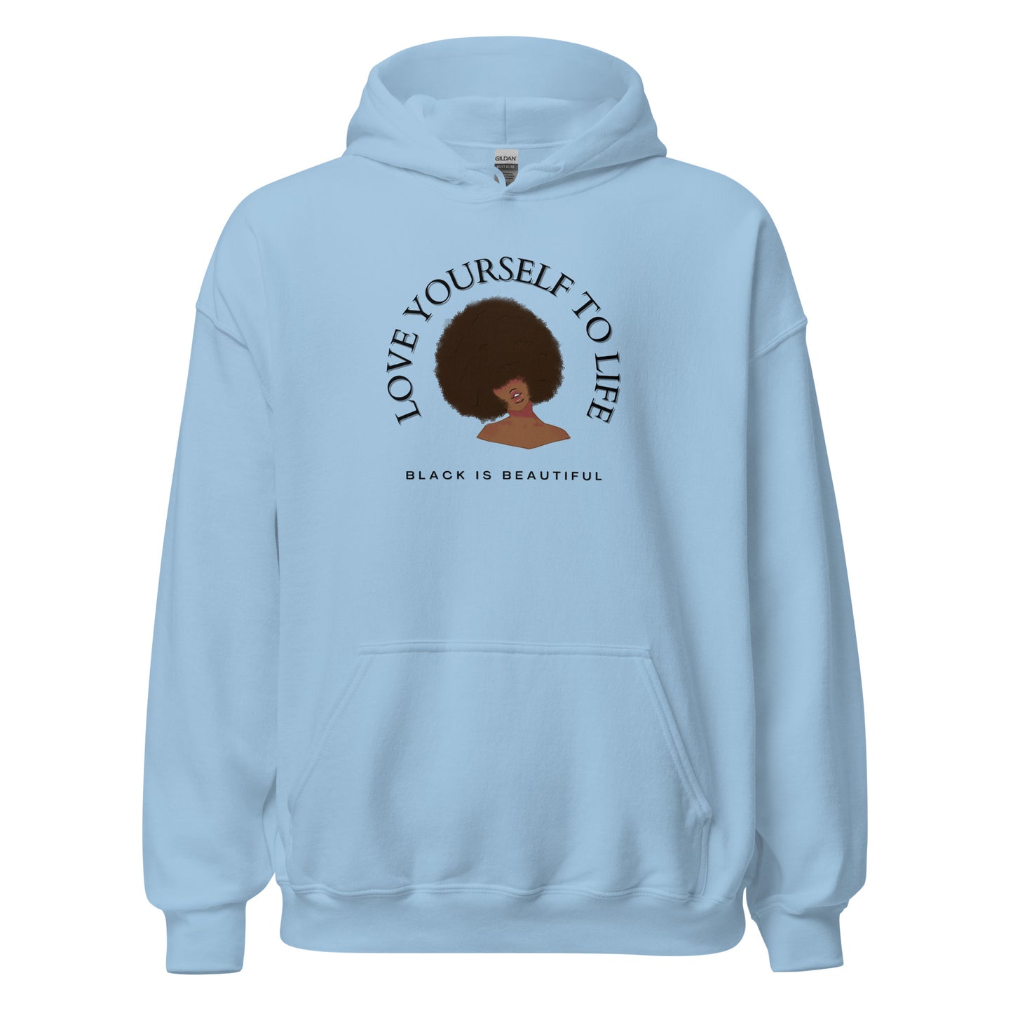"Love Yourself to Life" (Black) Unisex Hoodie (3 Color Options)