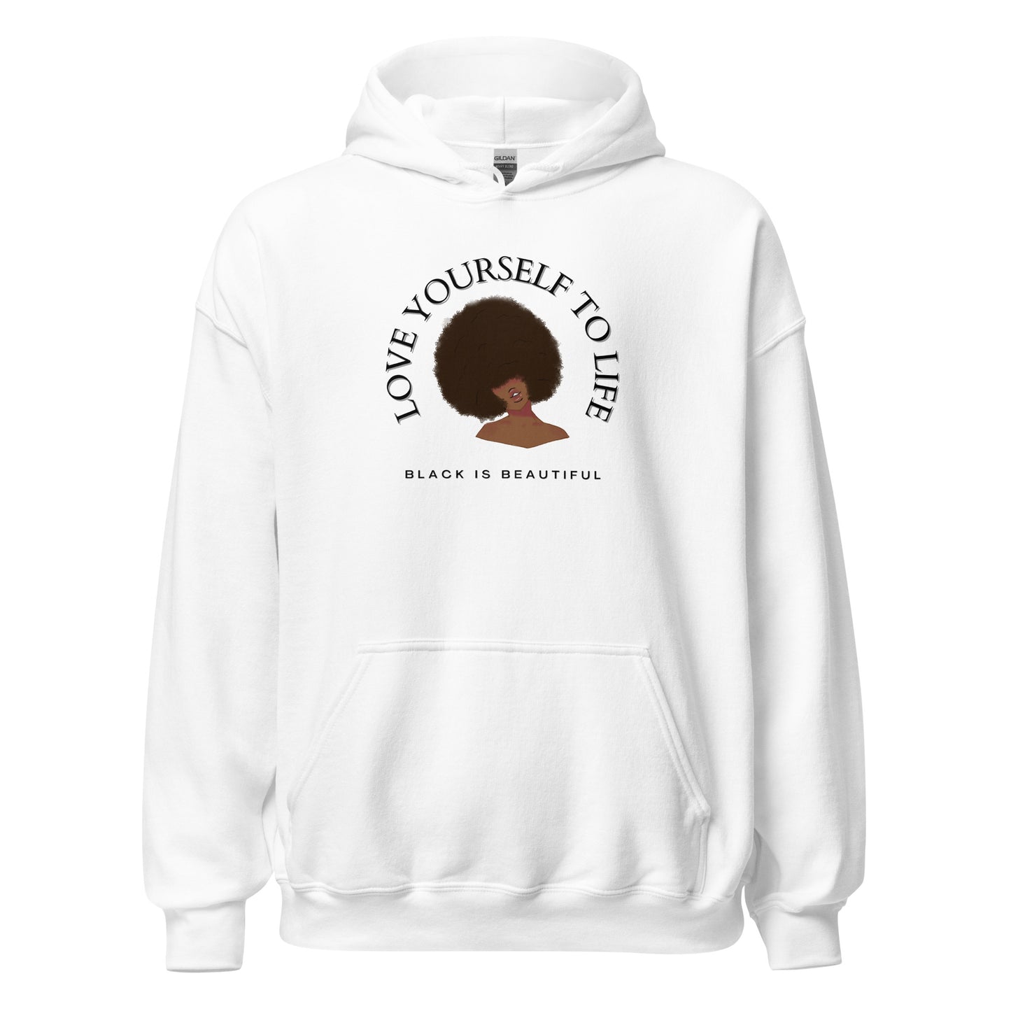 "Love Yourself to Life" (Black) Unisex Hoodie (3 Color Options)
