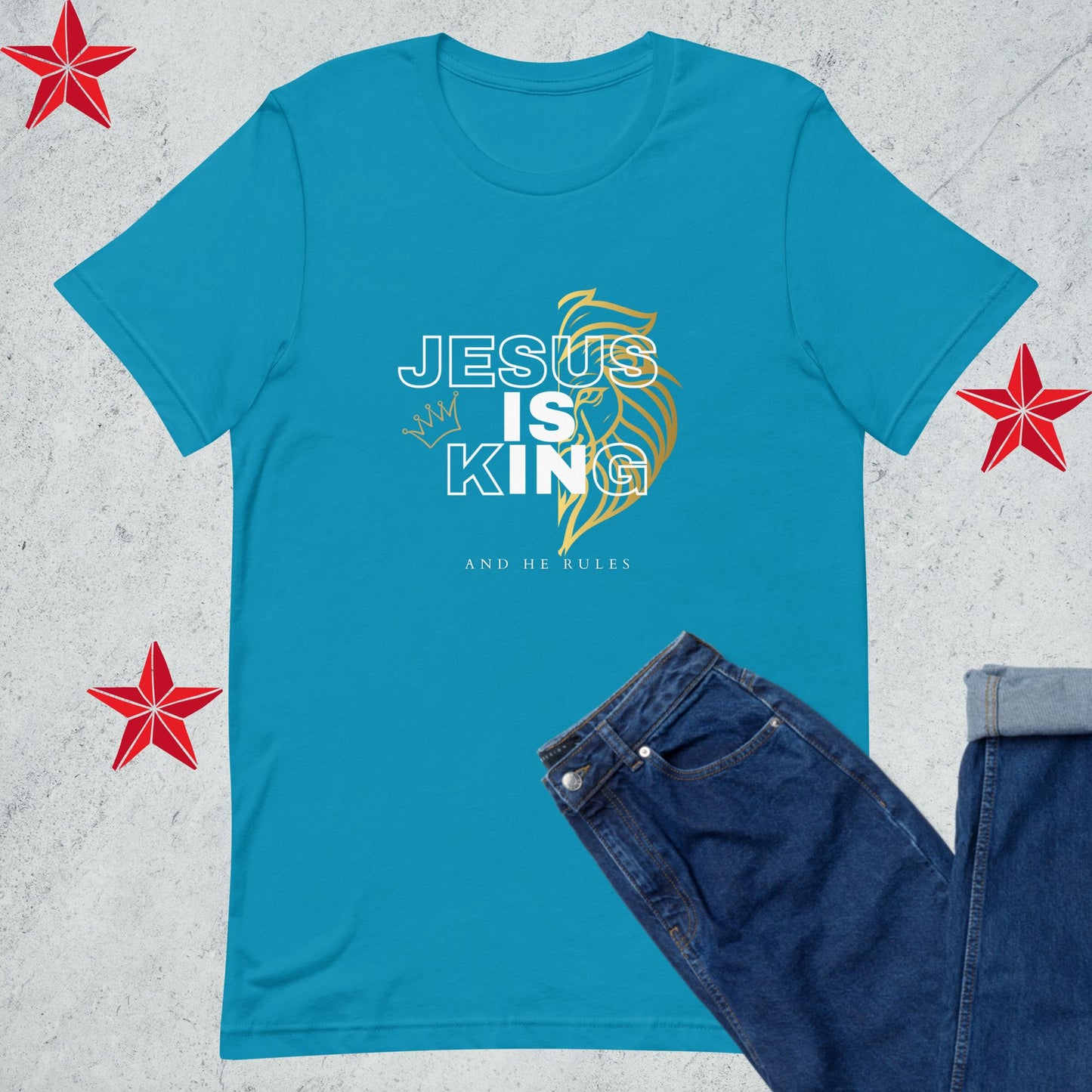 "Jesus is King" Unisex T-Shirt (3 Color Options)