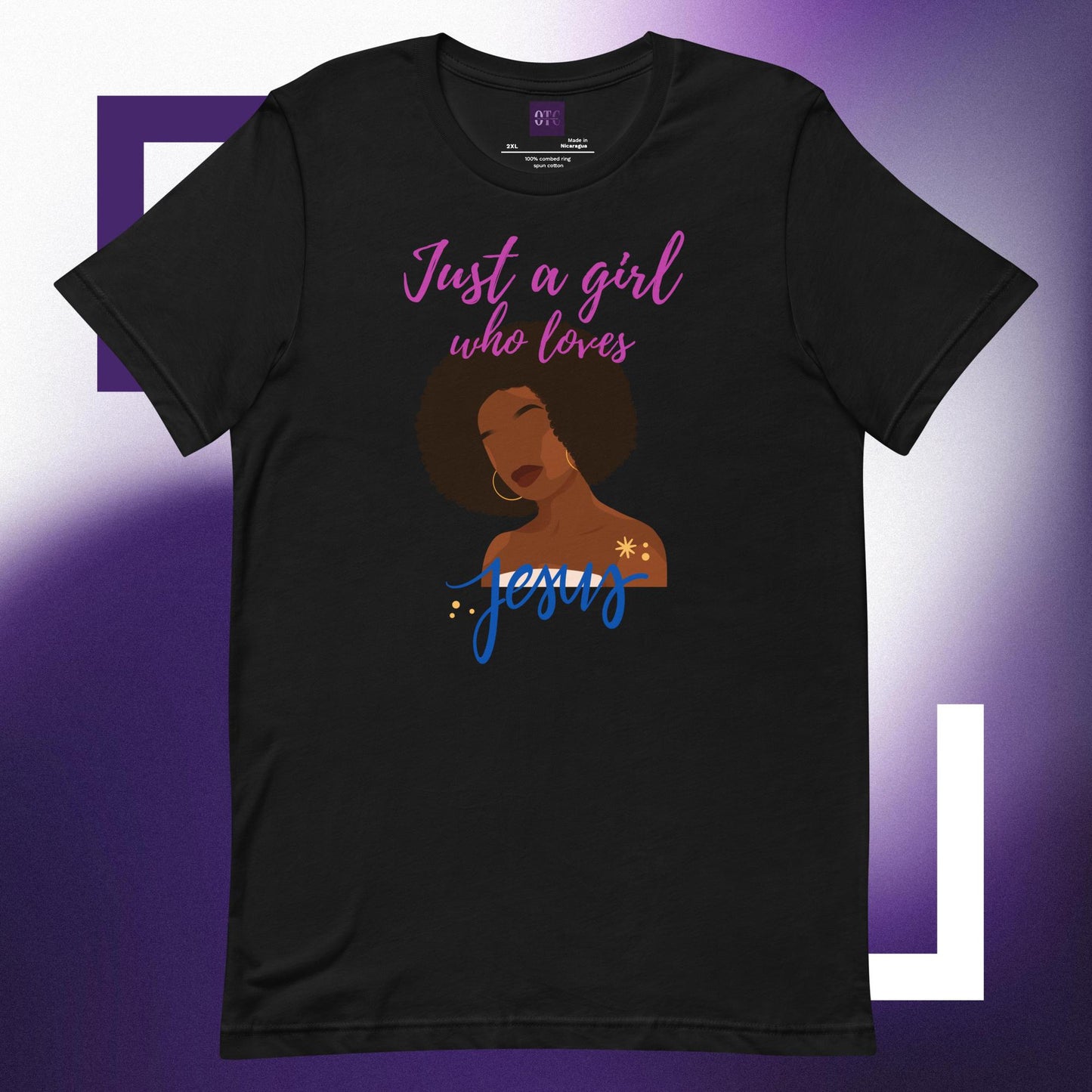 "Just a Girl" T-shirt (Pink) (2 Color Options)