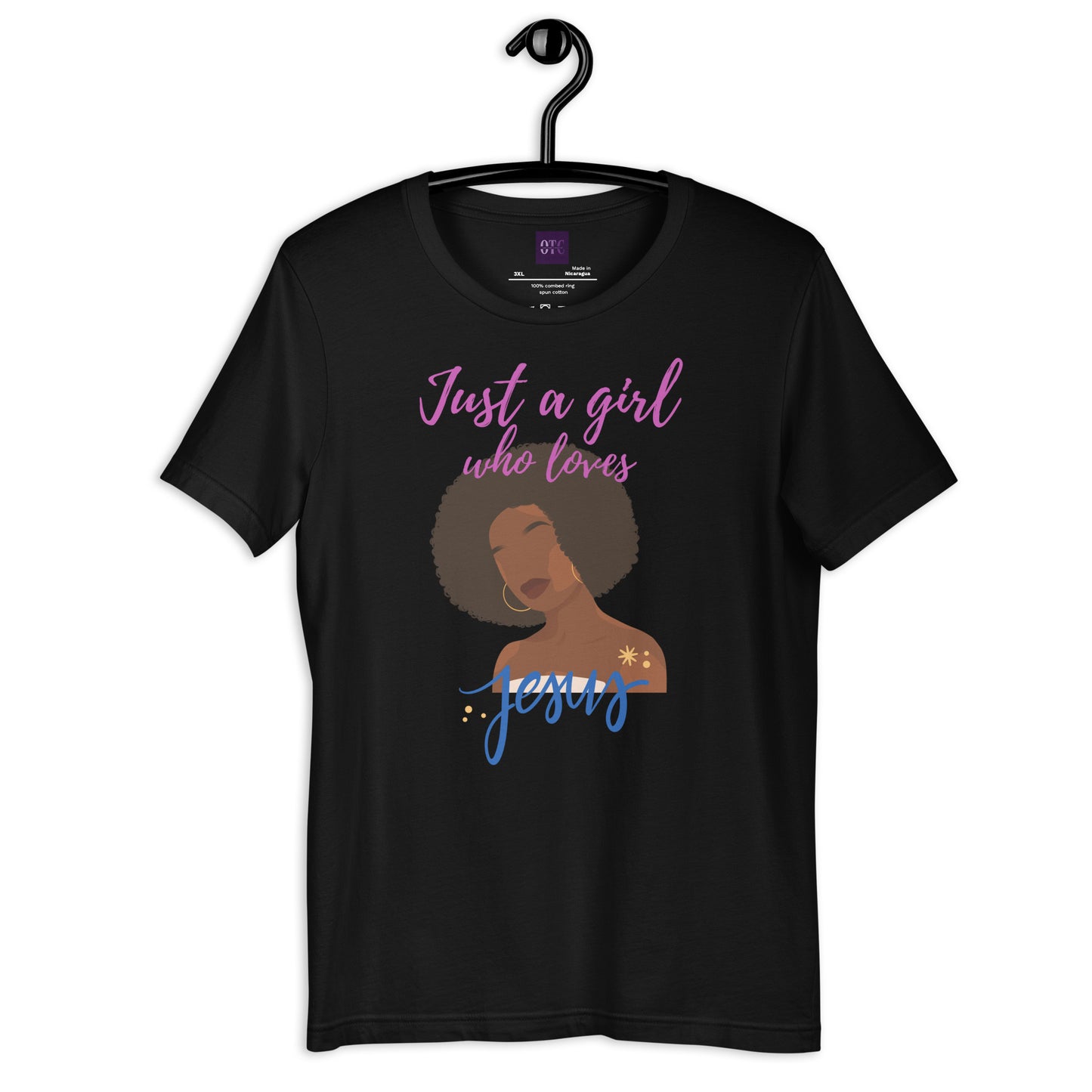 "Just a Girl" T-shirt (Pink) (2 Color Options)