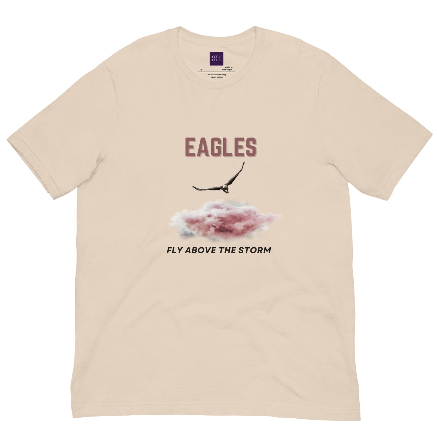 "Eagles Fly above the Storm" Unisex T-shirt (2 Color Options)