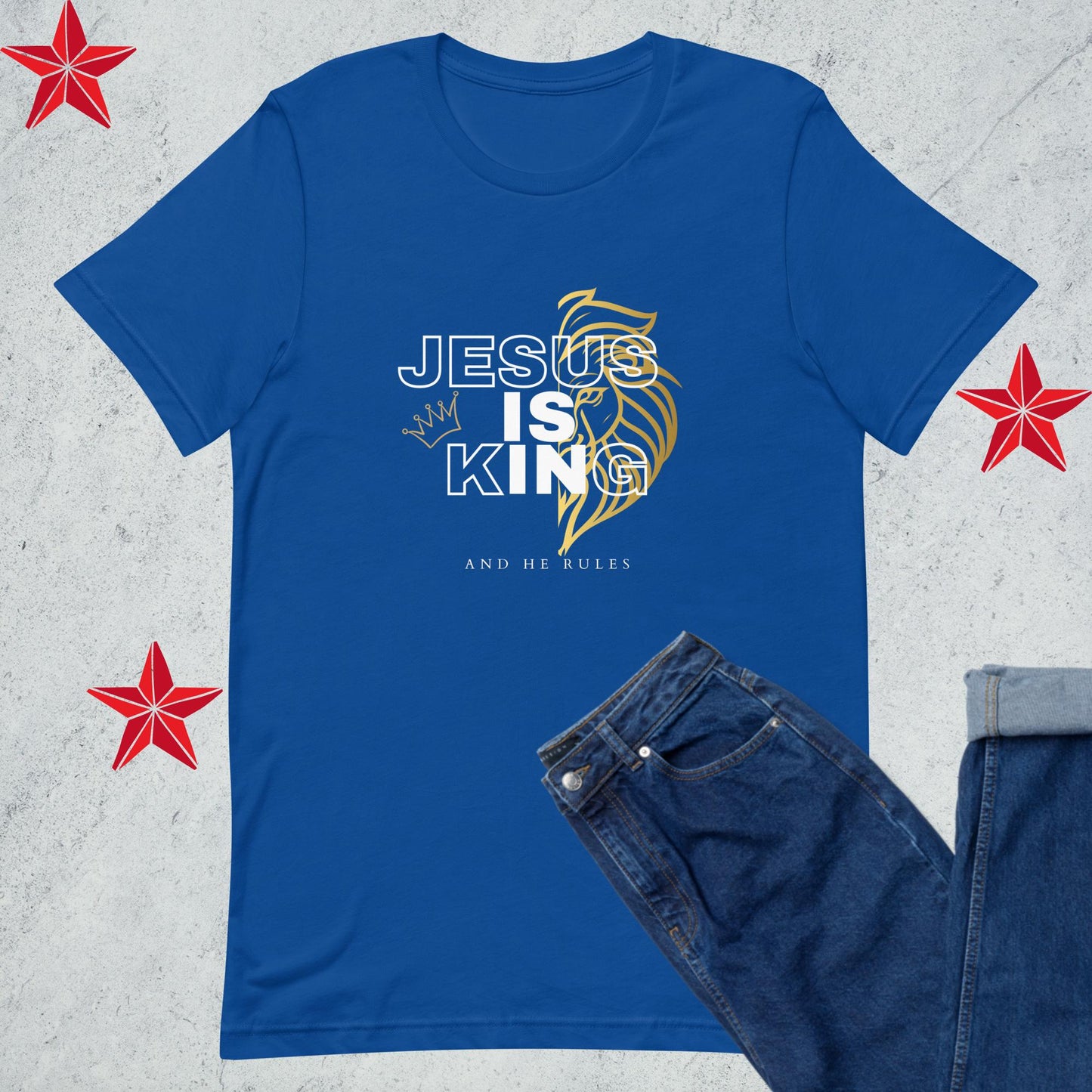 "Jesus is King" Unisex T-Shirt (3 Color Options)