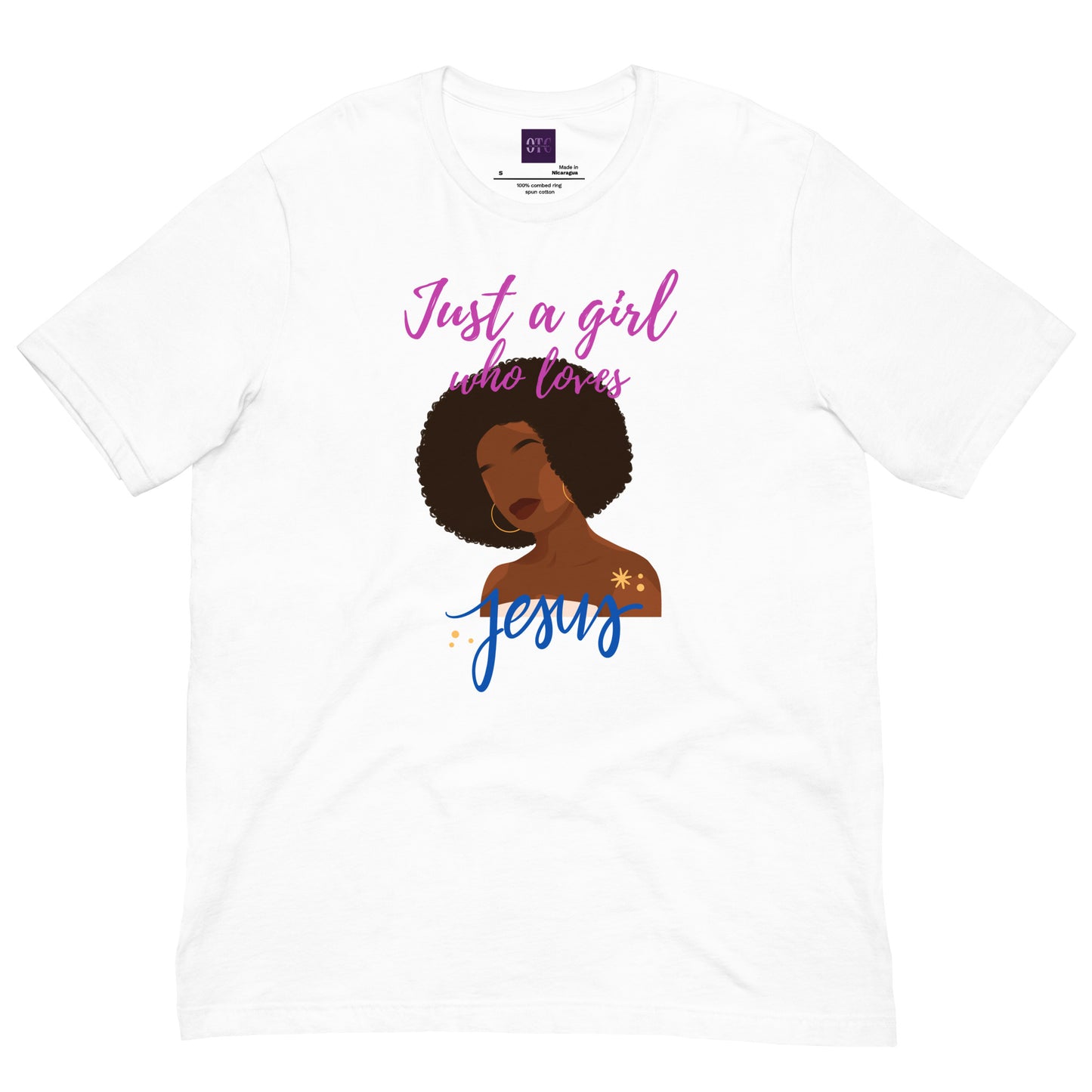 "Just a Girl" T-shirt (Pink) (2 Color Options)