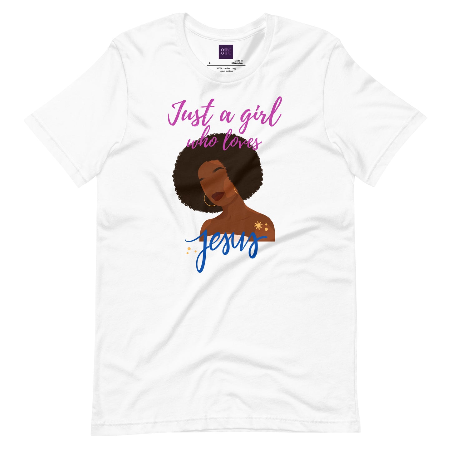 "Just a Girl" T-shirt (Pink) (2 Color Options)