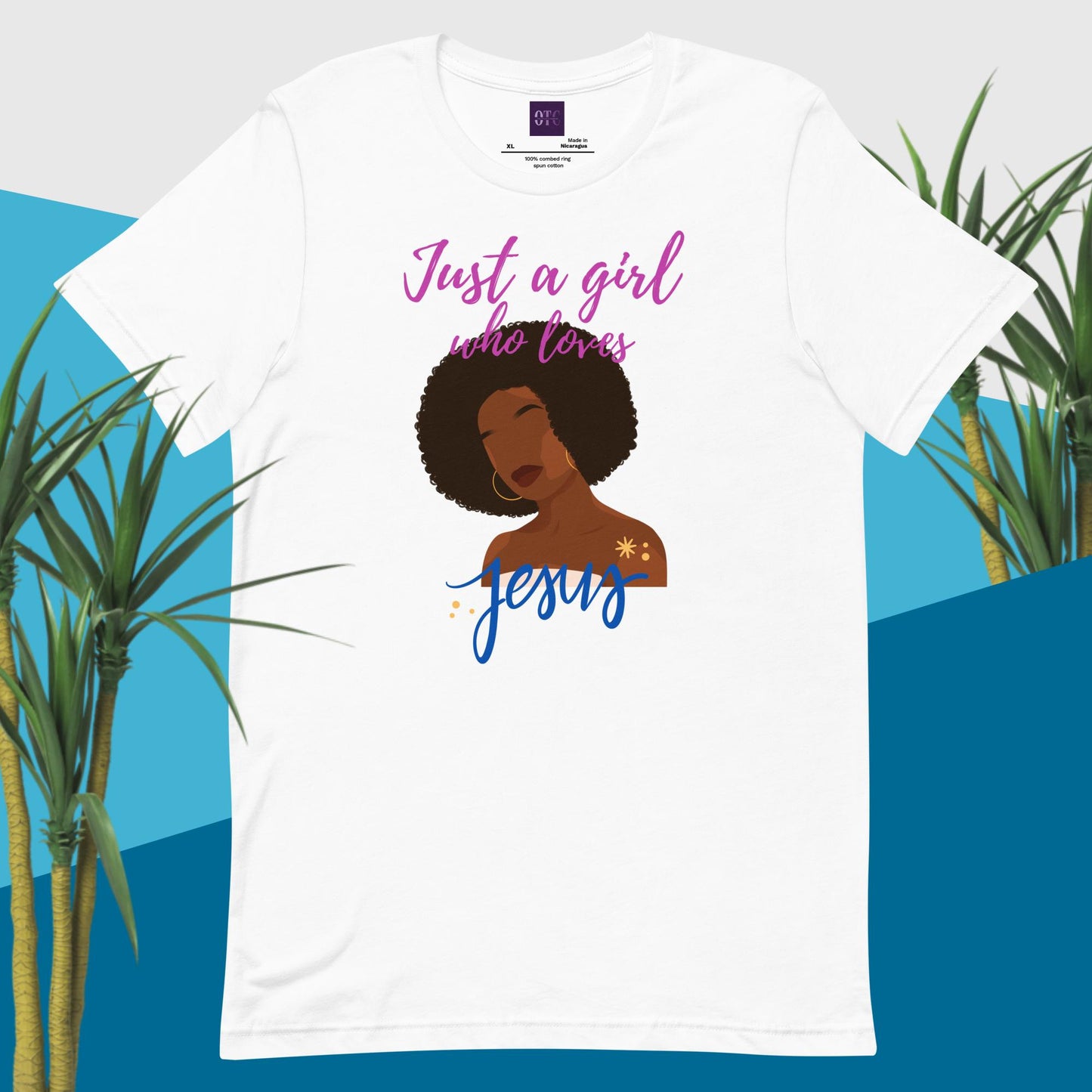 "Just a Girl" T-shirt (Pink) (2 Color Options)