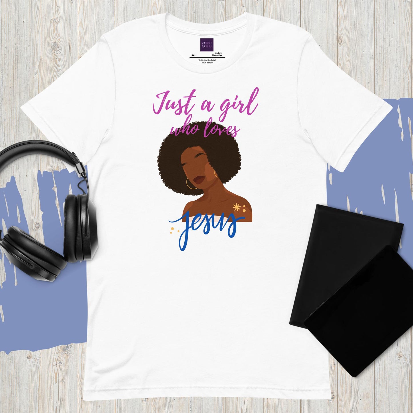 "Just a Girl" T-shirt (Pink) (2 Color Options)